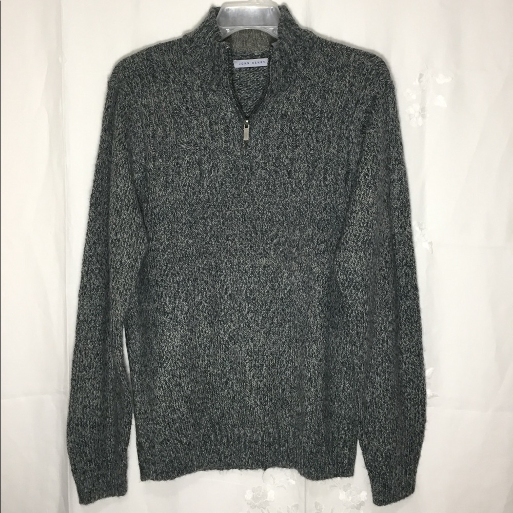John Henry mens sweater comfort long sleeves